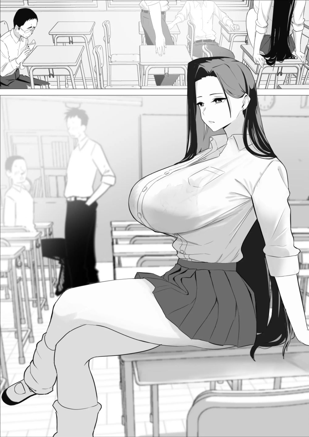 Мать решила помочь сыну и заработать денег, а сын помочь маме (Amaama Downer Gal wa Yasashiku Tsutsumikomu) - Strona 4