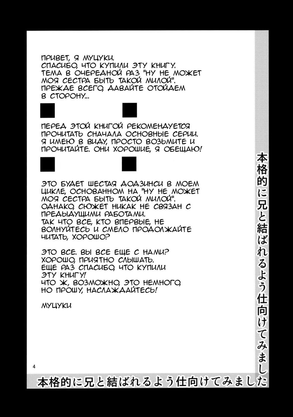 Junk Box (Mutsuki) - часть 84 ((C84 Junk Box) I Honkakuteki ni Ani to Musubareru you ni Shimukete Mimashita) - Pagina 3