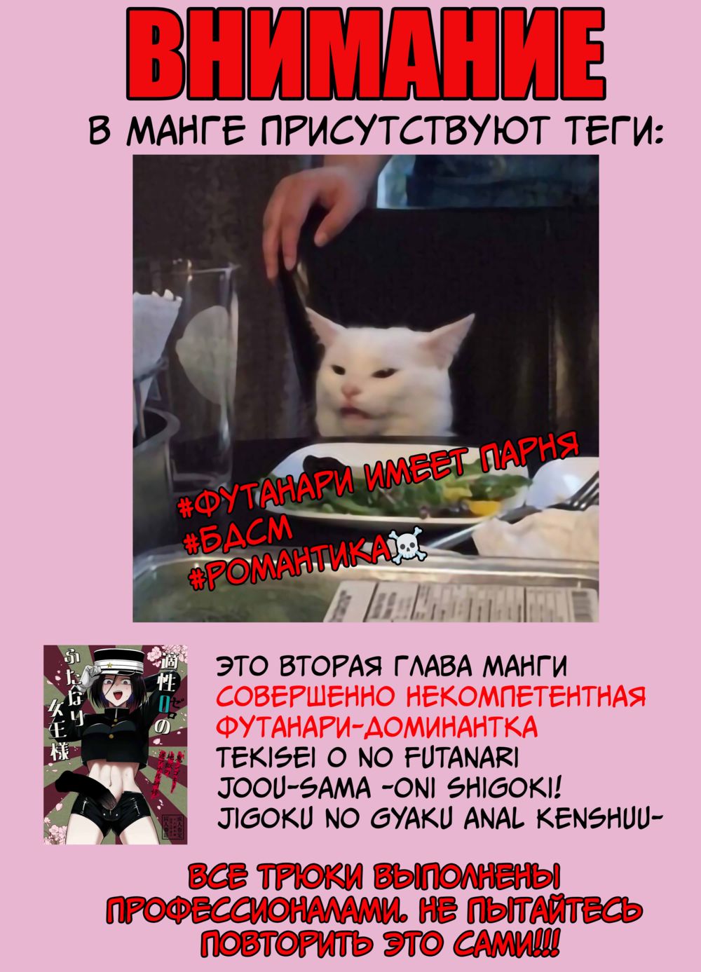 Совершенно некомпетентная футанари-доминантка - глава 2 (The Completely Incompetent Futanari Dominatrix 2 - Super Lovey-Dovey Reverse Anal Infinite Overtime From Hell / Tekisei 0 no Futanari Joou-sama 2 -Mouretsu! Love Love Gyaku Anal Mugen Zangyou Jigoku) - Page 3
